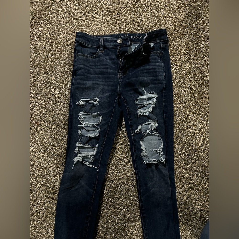 American Eagle ripped jeans